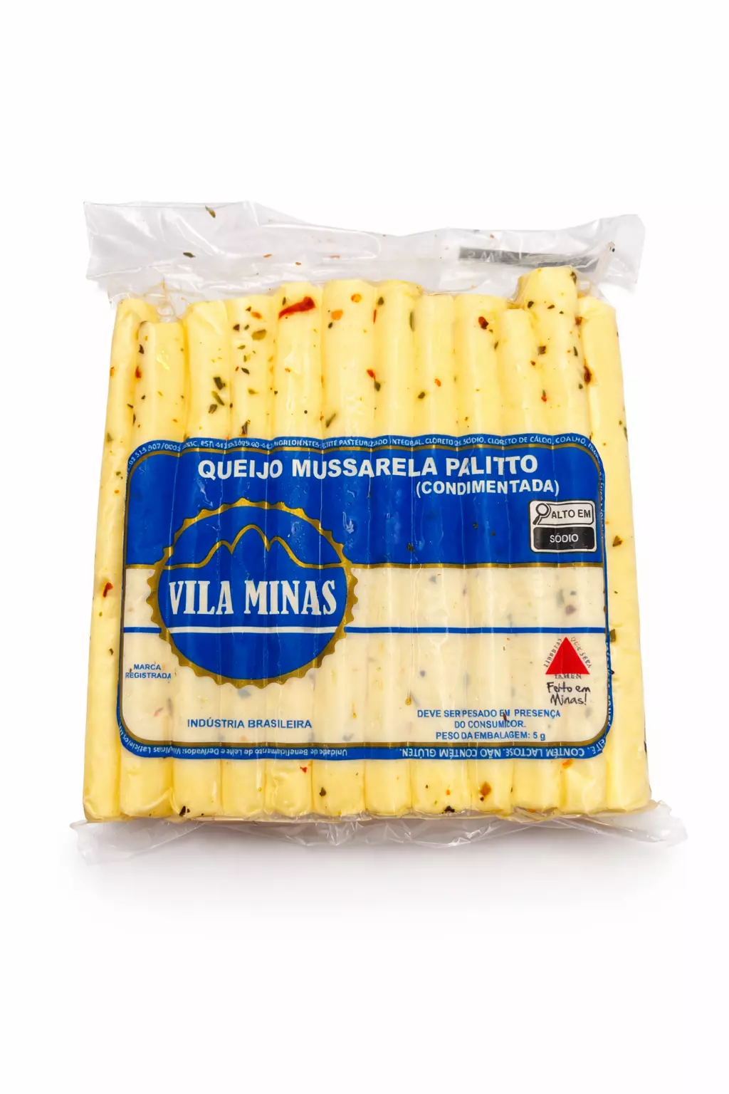 Queijo Mussarela Palito Temperado (Aperitivo)