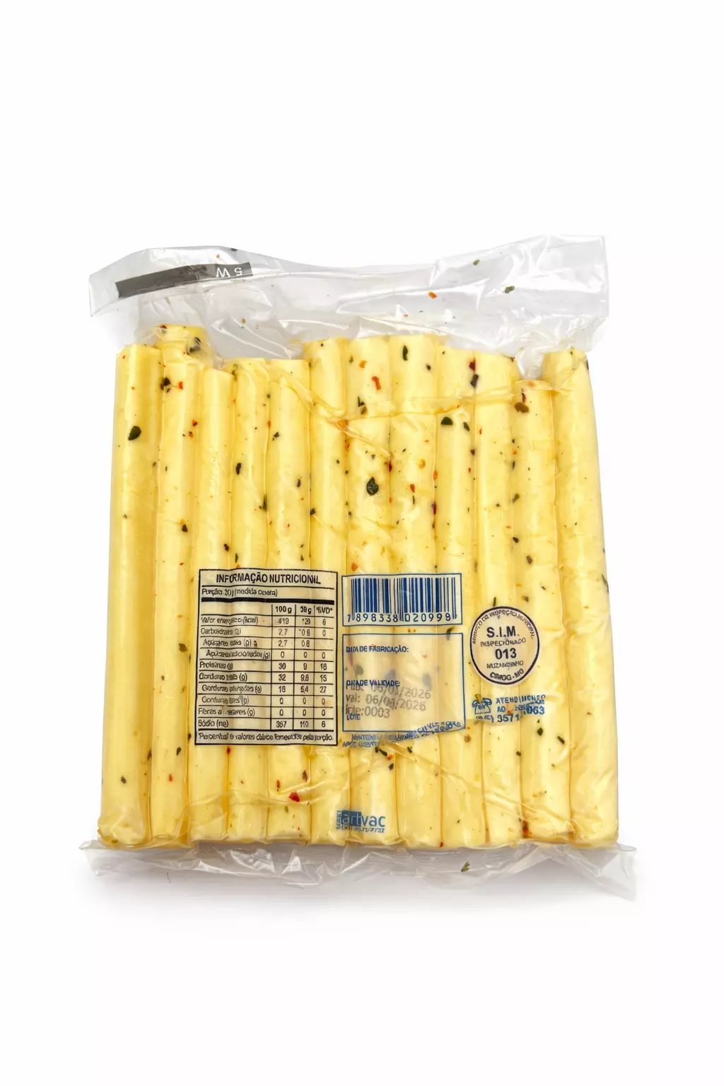 Queijo Mussarela Palito Temperado (Aperitivo) - 250g - Imagem 3