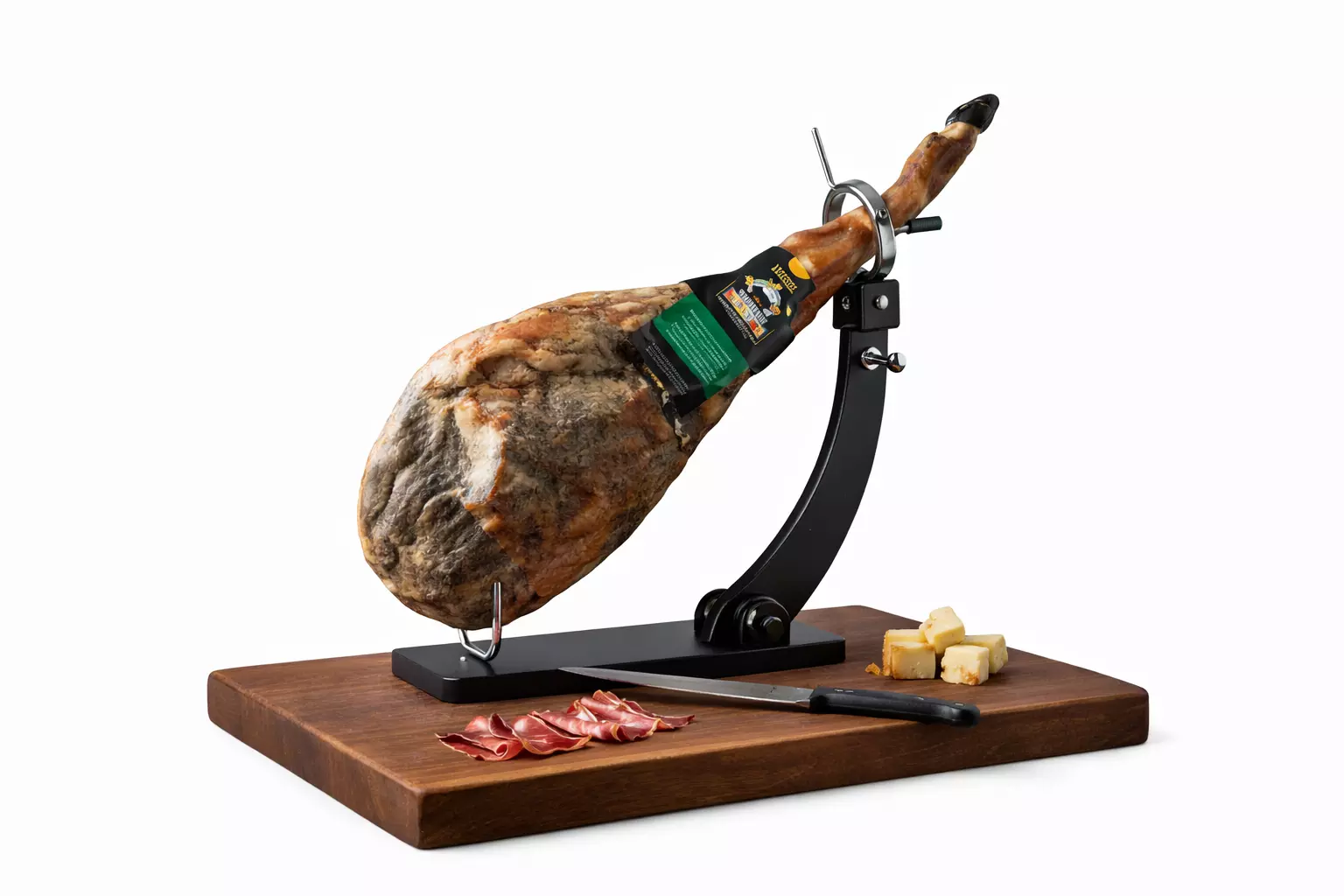 Jamón Espanhol Carvajal 50% Ibérico 28 Meses De Maturação - 7kg Aprox - Imagem 3